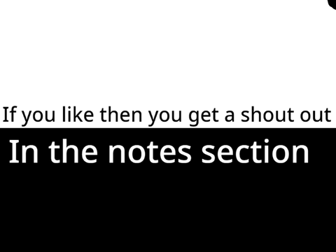 if you like you get a shout out