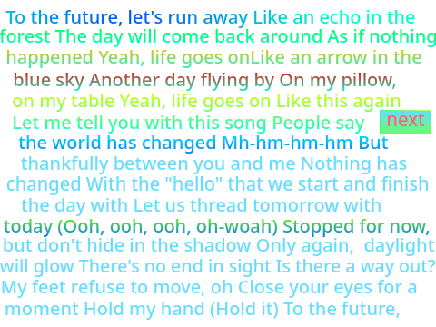 bts-life goes on english lyric