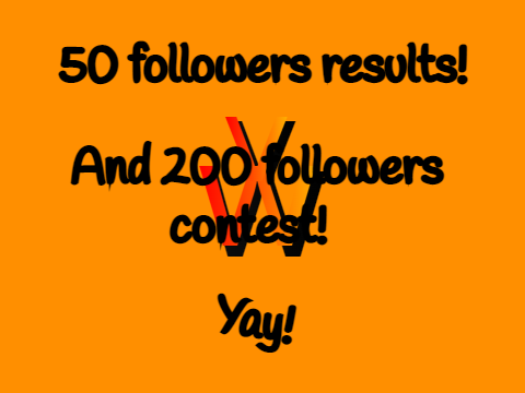 50 followers results!
