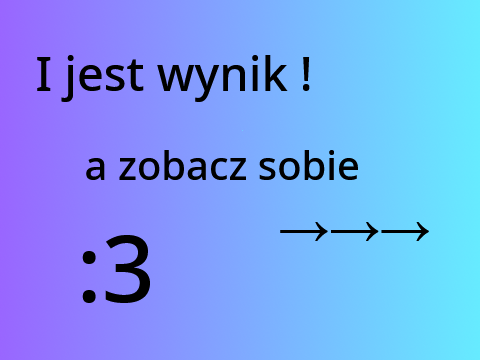 wynik końcowy konkursiska