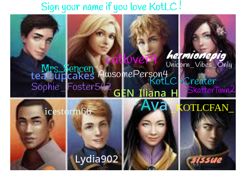 Sign your name if you love KOTLC!!remix remix remix