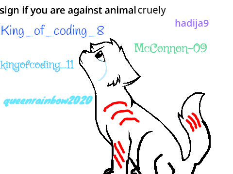 Please remix and sign if you are against animal cruelty remix remix remix