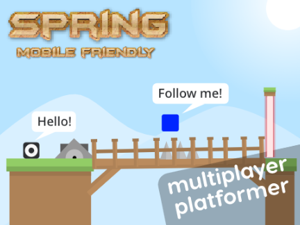 ☁ Spring - Mobile friendly multiplayer platformer ☁