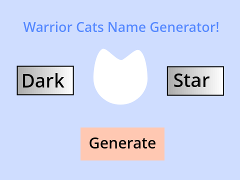 warrior cats name generator