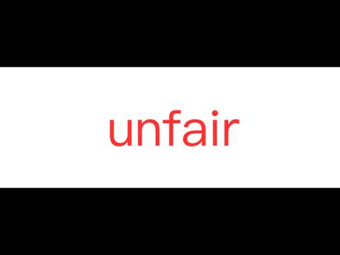 unfair meme - gone for good
