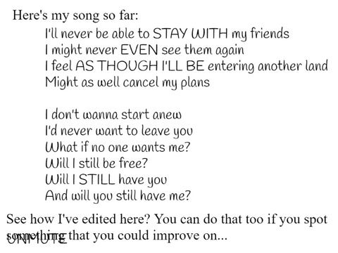 How To Write A Song