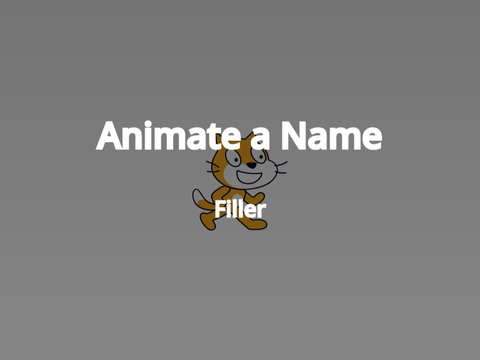 Animate a Name
