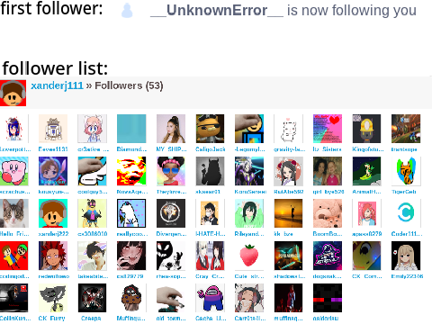 my first follower- unfollowed me?