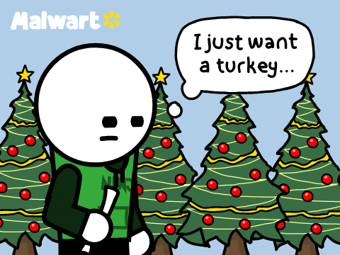 thanksgiving shopping be like
