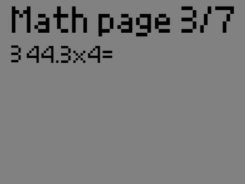 Math page