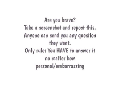I'm not scared ;)