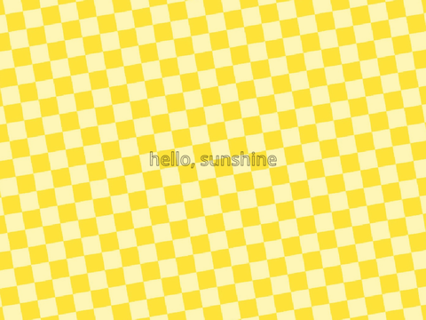 hello, sunshine | NOTICE