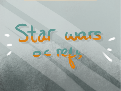 ➷ Star Wars OC Refs ⤾