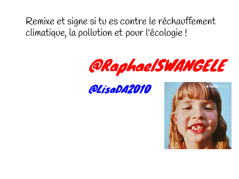 Remixe et signe si tu est contre le réchauffement climatique ! remix