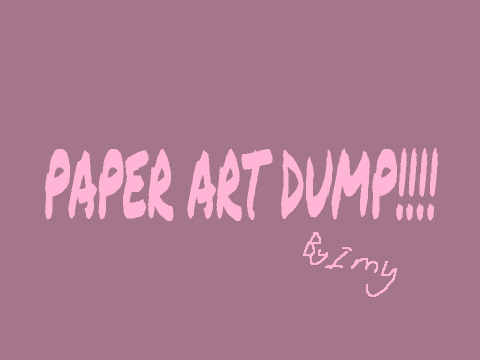 Paper Art Dump