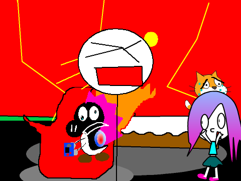 Add Yourself panicing in a Very Discusting Firey room!!!!!