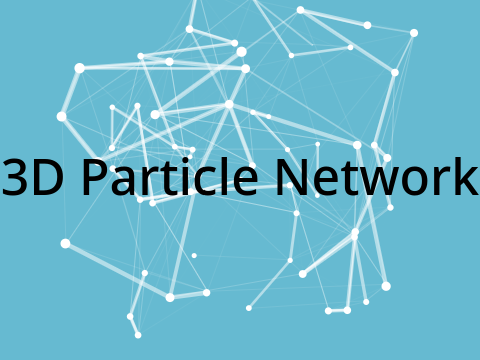 3D particle network!