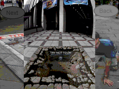 3D Chalk Optical Illusions