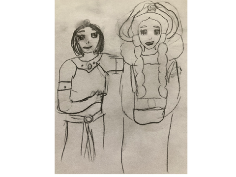 Suki and Yue (aka me and @Yue_moon