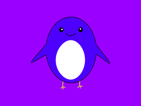 weird penguin.