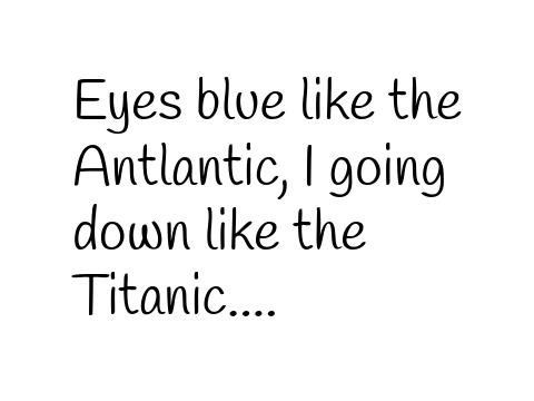 Eyes blue...