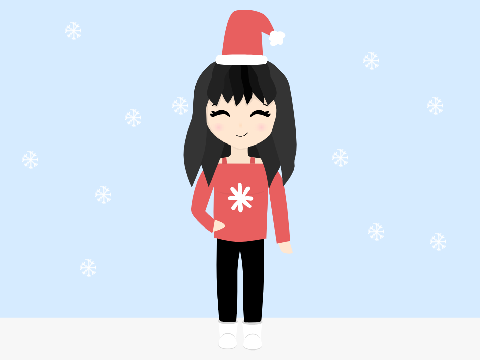 christmas oc!