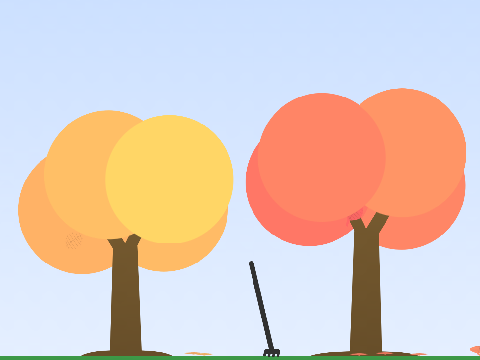 Fall raking