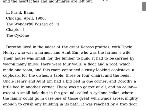 e-book 2.1 The Wonderful Wizard of Oz