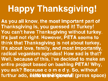 Happy Thanksgiving!
