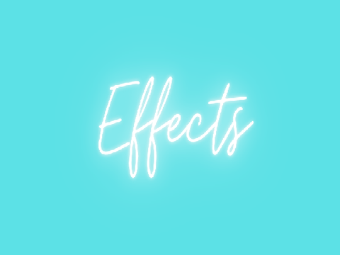 Effects in scratch!