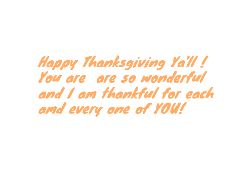 Happy Thanksgiving!