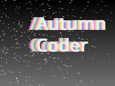 Space Animation + New Intro (Flashing Lights)