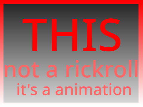 this is not a rickroll #not a rickroll