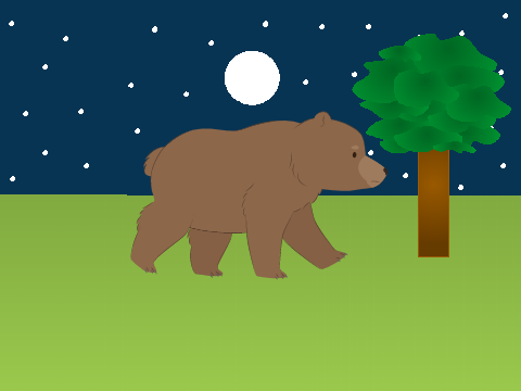 Bear walk cycle