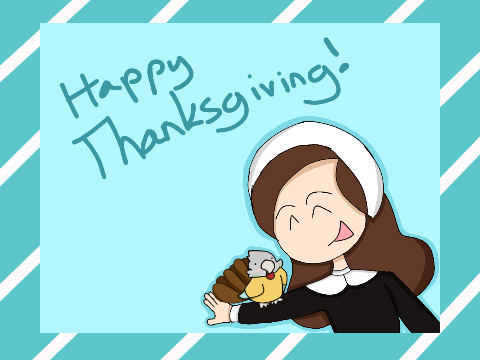 Thanksgiving ART! Click please! (So I get a view lol)