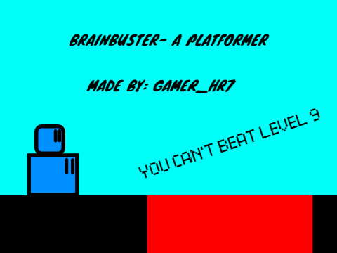 BrainBuster- A Platformer