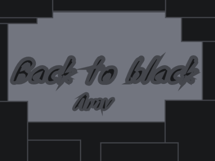 Back to black WIP AMV