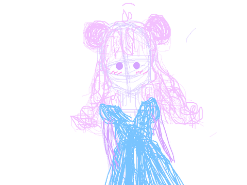 Bakie Tries Drawing Bitmap On Her Phone