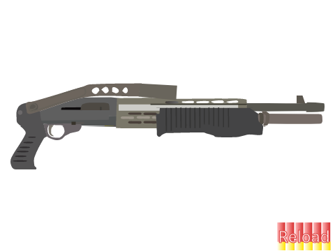 spas-12 pump action shotgun improved