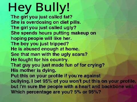 Remix this if you are against bullying!!