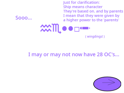My OC's! UPDATED!!!!!! AGAIN AGAIN!!!! X2!!!! +1!!!! MULTIPLIED!