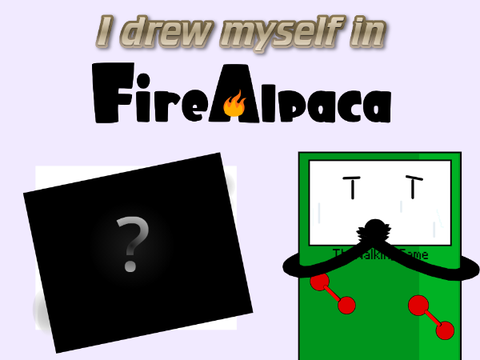 I drew myself in FireAlpaca