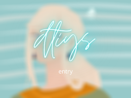 ☆*｡ dtiys entry