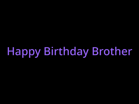 Happy Birthday