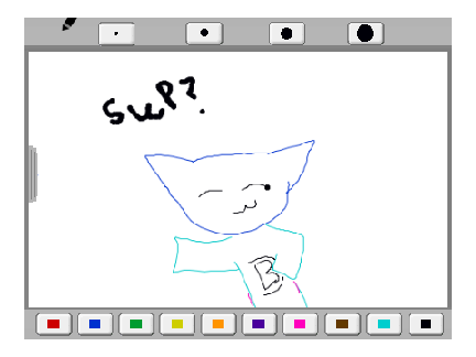 I drew something on Draw!