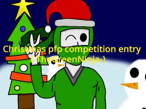 Christmas pfp competition entry (-TheGreenNinja-)