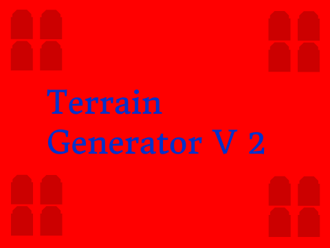 Terrain Generator V 2