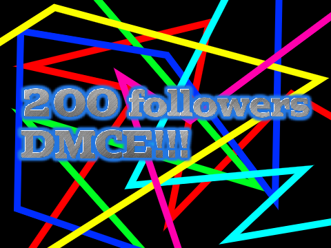 200 followers DMCE!!!
