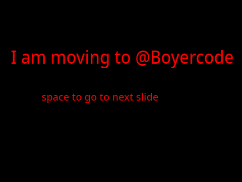 I am moving accounts