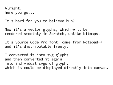Vectorfont